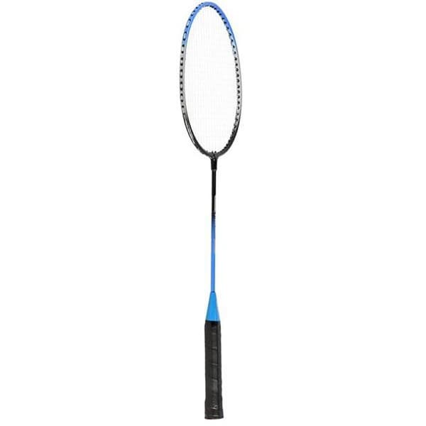 NRZ012 SET MED BADMINTON I STÅL 2 RACKETAR + 3 FÅGLAR + NÄT + FODRAL NILS
