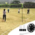 Miniatyrbillede 4 af 4: Badminton Grænsemærker, Høj Synlighed, Egnet til Sand og Græs, Generøs Størrelse 240x528 Tommer