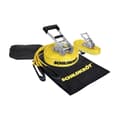 Miniatyrbillede 1 af 6: Slackline - SCHILDKROT - 15 m lång x 5 cm bred - Metallspärr - Träningsrem ingår - Max 150 kg