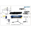 Miniatyrbild 3 av 5: Badmintonset - SCHILDKRÖT - Komplett nätset med förvarings-/transportficka - 300 x 155 cm