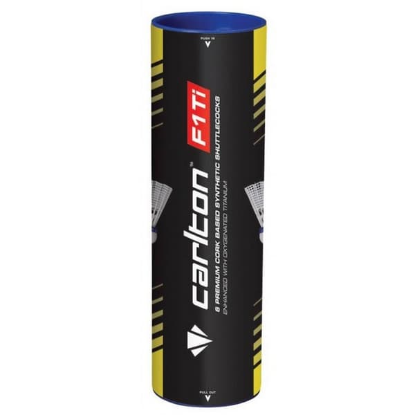 Dunlop-Slazenger Carlton F1 Shuttlecock (Pack of 12) White One Size