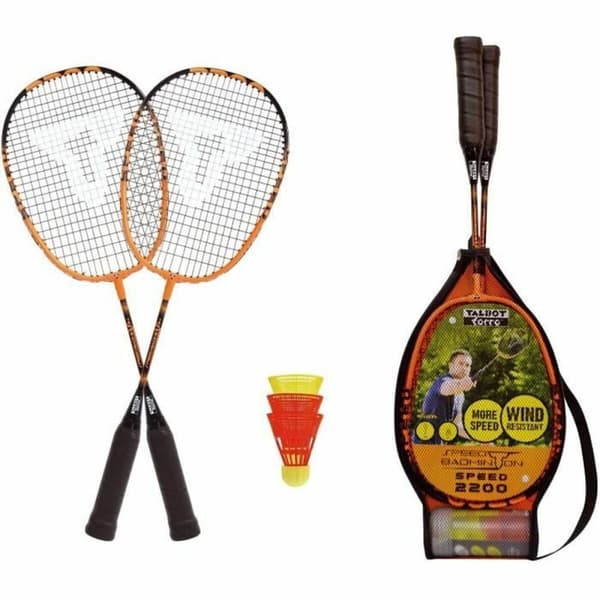 Badminton Racket Schildkröt Svart/Oransje