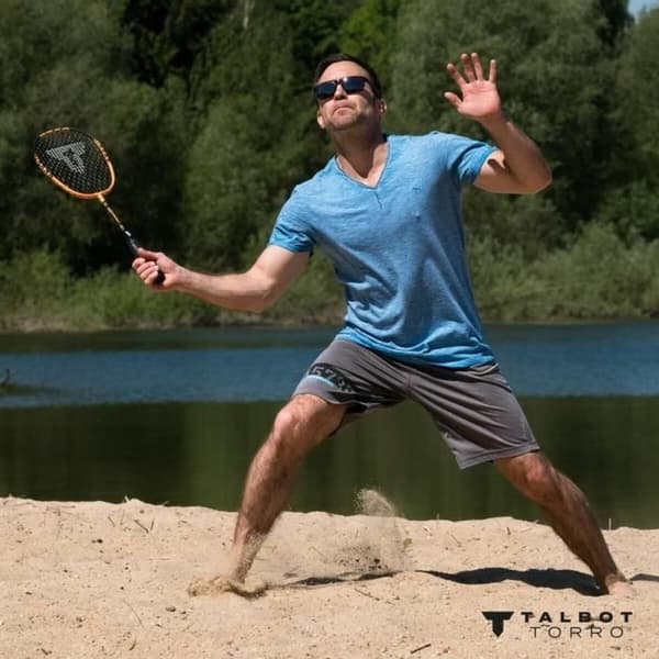 Badminton Racket Schildkröt Svart/Oransje