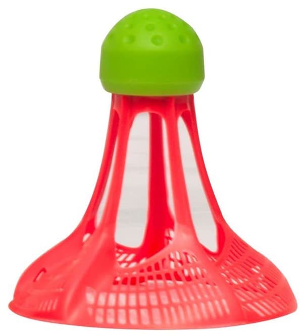 Volant av badminton Sure shot Sats med 3 badmintonfjädrar V2 Unisex, Röd, One size