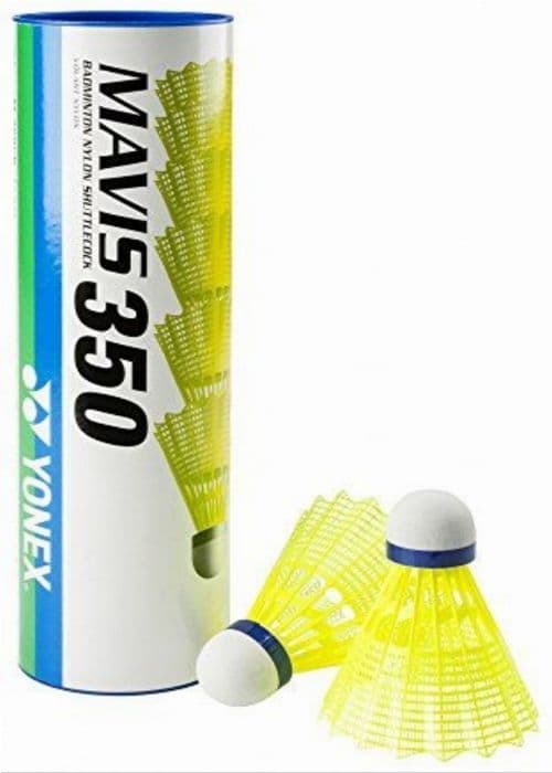 Yonex - m350-yellow-midd - Mavis 350 Miljö Tube för badmintonfjädrar, unisex, Mavis 350 Middle, gul, n/a