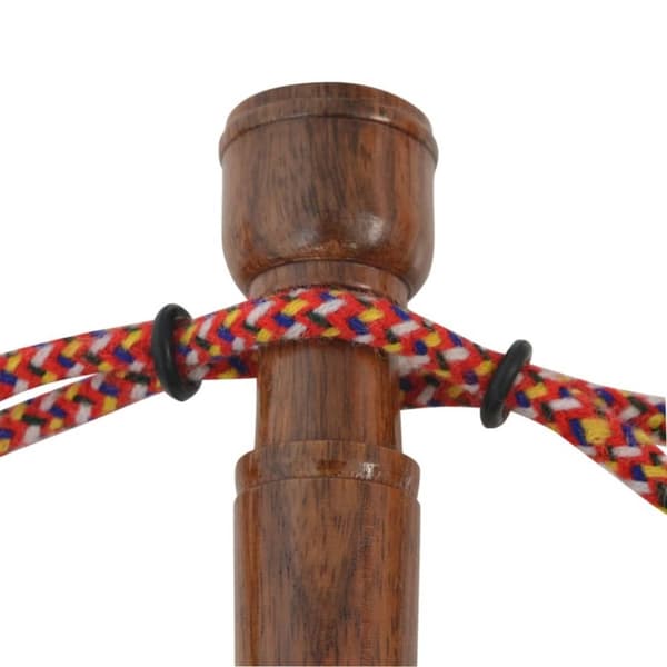 vidaXL Scottish Great Highland sækkepibe til børn rød tartan
