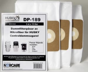 Dammsugarpåsar Husky C-463