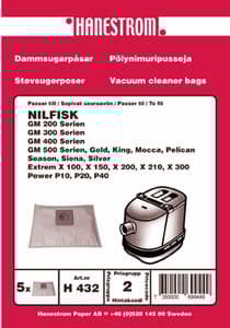 Dammsugarpåsar Nilfisk Elite Energy Classic