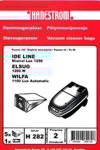 Dammsugarpåsar Wilfa 1100 Lux