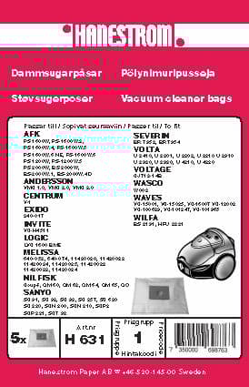 Dammsugarpåsar Volta U 3201