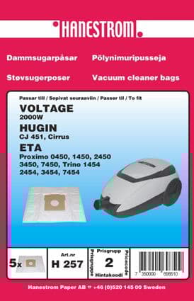 Dammsugarpåsar Voltage 1450EH-180