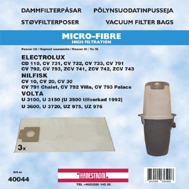 Dammsugarpåsar Nilfisk CV 10