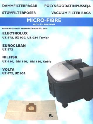 Dammsugarpåsar Nilfisk GM 100 till 150