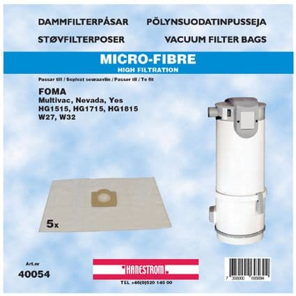 Dammsugarpåsar Foma Nevada