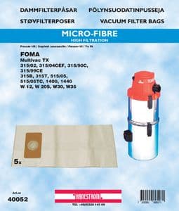 Dammsugarpåsar Foma W 30