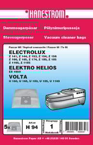Dammsugarpåsar Elektro Helios ES 1650