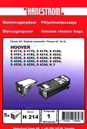 Dammsugarpåsar Hoover S 4334