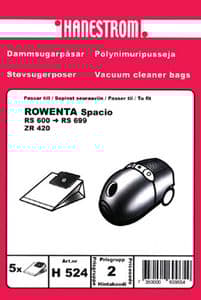 Dammsugarpåsar Rowenta Spacio