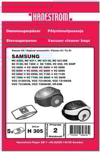 Dammsugarpåsar Samsung VC 6000 till VC 6099