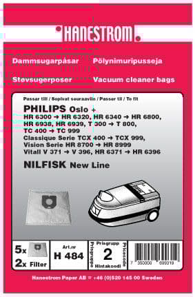 Dammsugarpåsar Samsung VC 7200