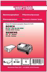 Dammsugarpåsar Siemens VS 800 till 899
