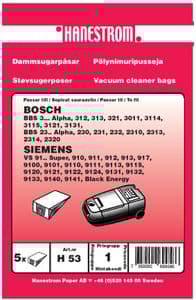 Dammsugarpåsar Siemens VS 9141