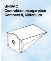 Dammsugarpåsar Univac Compact II - Centraldammsugare