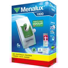 MENALUX Støvsugerpose Syntet 1800 5-pack + filter
