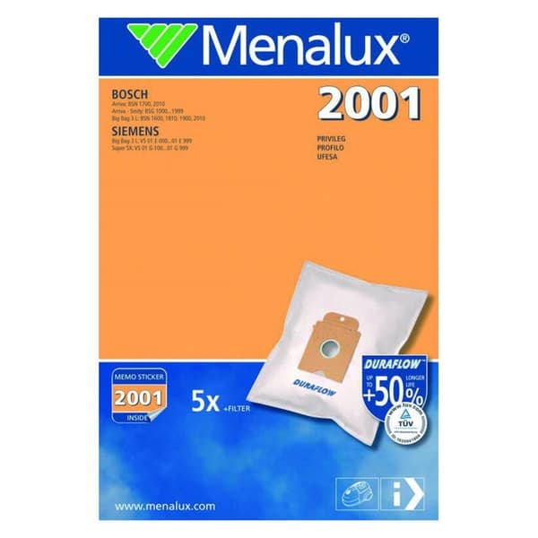 Menalux Støvsugerpose Syntetisk 2001