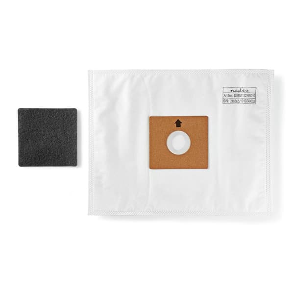 Nedis Støvsugerpose | 10 stk. | Syntetisk | Mest solgt for: Nedis® VCBG500 / VCBG550-Series | Hvid