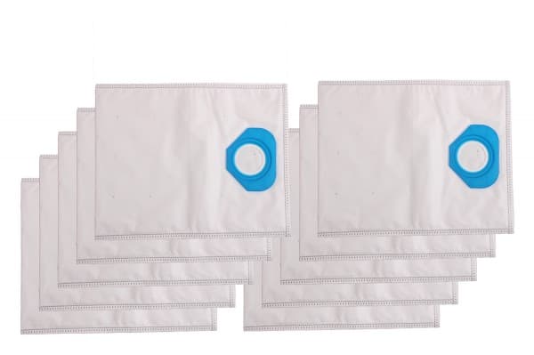10-pack Premium dammsugarpåsar + filter för Nilfisk GA70 GM80 GM90 GS80 GS90 GS90C