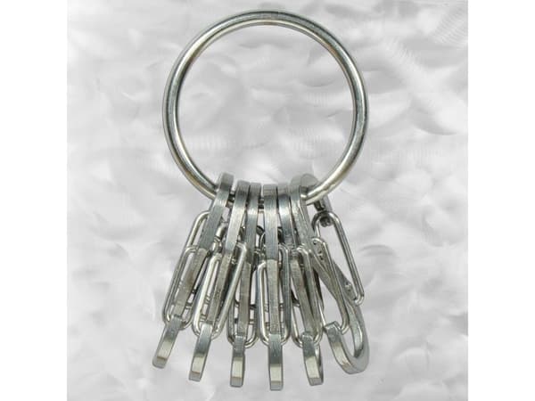 Nite Ize KeyRing, Karbinhake till nycklar, Rostfritt stål, Rostfritt stål, 22 g