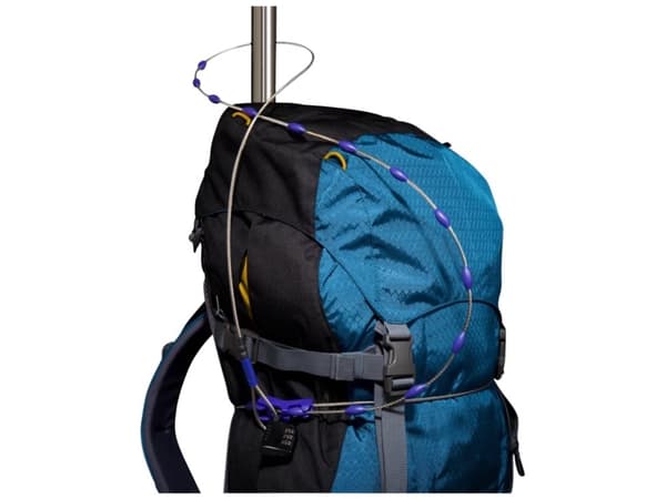 Pacsafe Wrapsafe, Luggage combination lock, Polykarbonat, Rustfritt stål, Svart, Blå, Rustfritt stål, 200 g