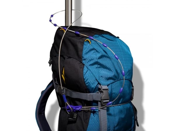 Pacsafe Wrapsafe, Luggage combination lock, Polykarbonat, Rustfritt stål, Svart, Blå, Rustfritt stål, 200 g