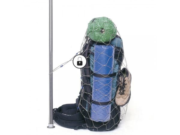 Pacsafe 120L, Hänglås till resväska, Varje varumärke, Polykarbonat, Rostfritt stål, Rostfritt stål, Ryggsäck, 120 mm