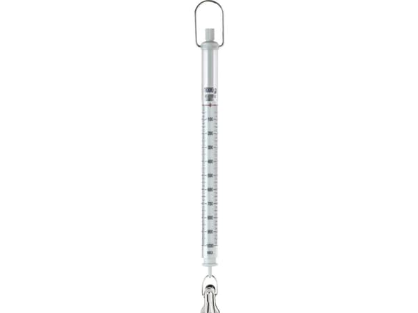 Sauter 287-110 Fjedervægt Vejeområde 1 kg Aflæsningsnøjagtighed 10 g Flerfarvet