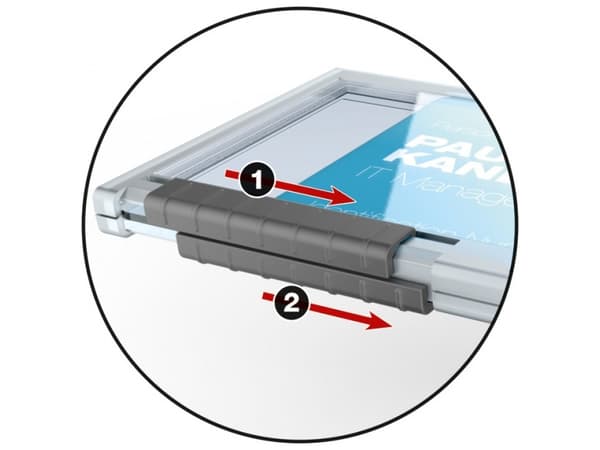 Durable 8921-19, Landskap/portrett, Plastikk, Gjennomsiktig, Side, 54 mm, 87 mm