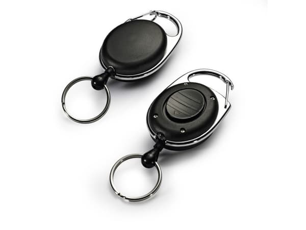Durable 819801, nyckelring, Svart, Metall, 1 styck