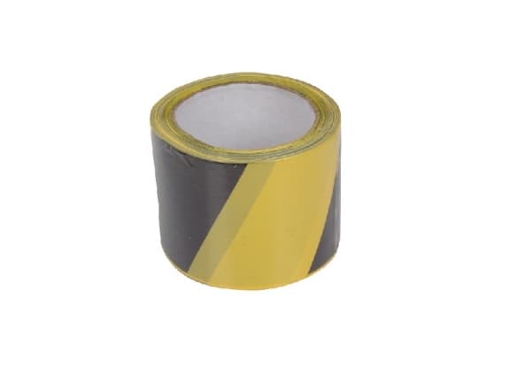 Mega varningsband gul-svart 120mm 100m 13167