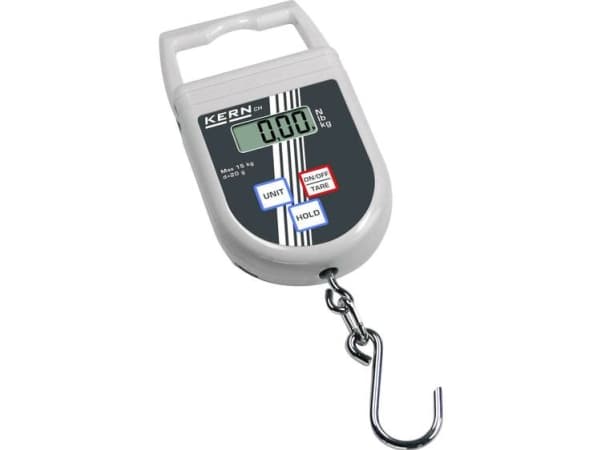 Kern CH 50K100+C Hængevægt Kalibreret (DAkkS) Vejeområde 50 kg Aflæsningsnøjagtighed 100 g Batteridrevet