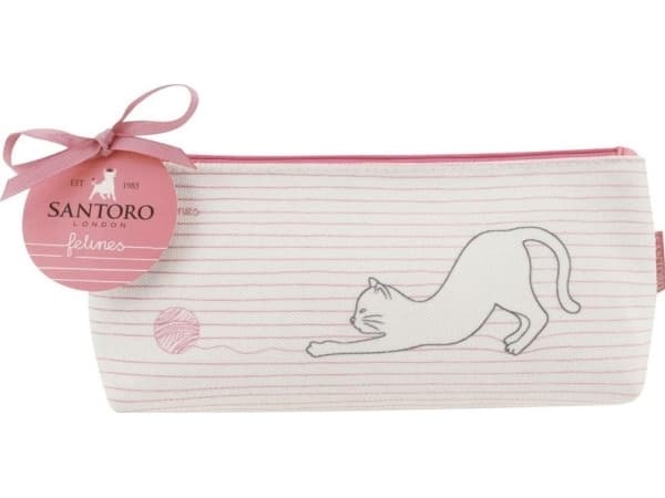Santoro Toiletry Bag - I've Got Felines For You (Pink)