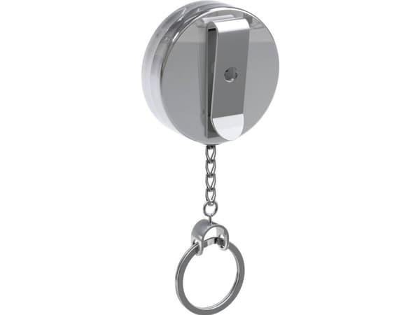 BASI 0006-0555, Nyckelkedja, Silver, Metall, Rund, Unisex, 52 mm