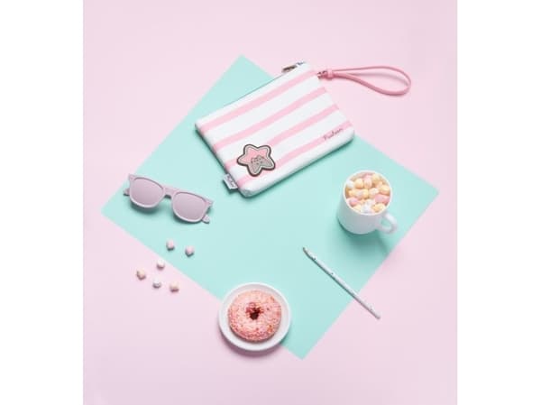 Pusheen kynälaukku - Rose Collection kosmetiikkalaukku (23 x 16,5 x 2,5 cm) universaali (23 x 16,5 x 2,5 cm)