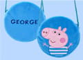 Pikkukuva 4 / 6: Greta Gris Peppa sika esikoululainen olkalaukku George Blue