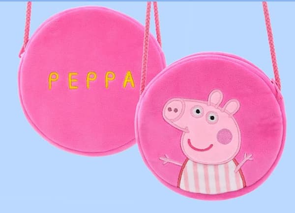 Greta Gris Peppa sika esikoululainen olkalaukku Peppa Pink