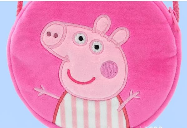 Greta Gris Peppa sika esikoululainen olkalaukku Peppa Pink