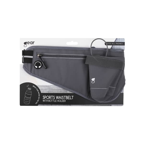 GEAR Sport Midjebelte Premium Universal Lomme for Mobil og Vannflaske