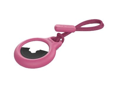 Belkin - Säker hållare med rem för anti-förlust Bluetooth-tagg - rosa - för Apple AirTag
