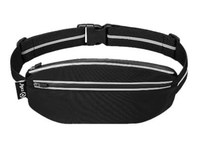 Celly - Beltepose for cell phone / keys / wallet / earphones - svart - 6.9"