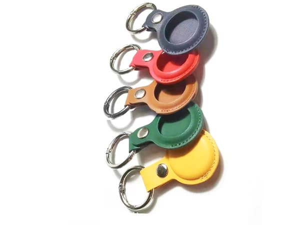 4smarts 466157, Ask, Blå, Brun, Grön, Röd, Gul, Key finder case, Läder, Stötsäker, Reptålig, 95 mm